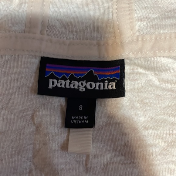 Patagonia hooded zip jacket beige small - Picture 2 of 2